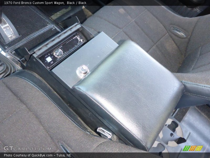 Black / Black 1970 Ford Bronco Custom Sport Wagon