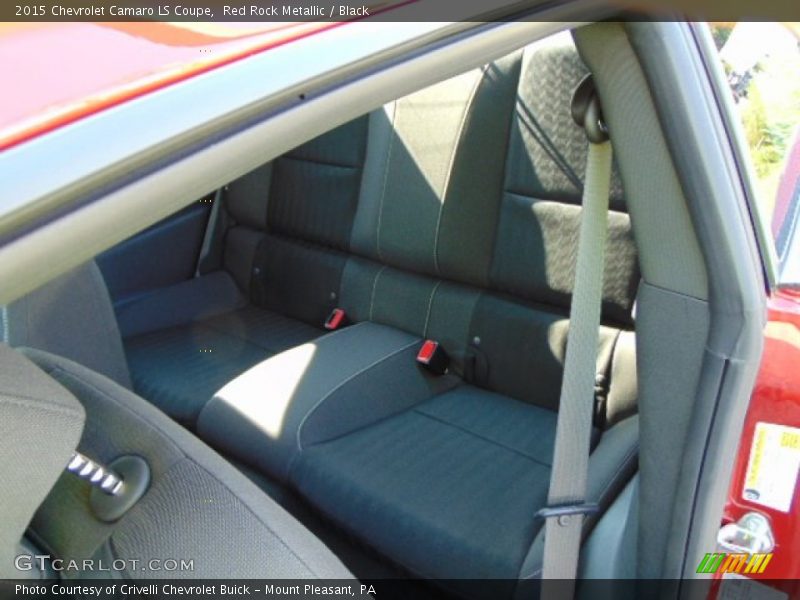 Red Rock Metallic / Black 2015 Chevrolet Camaro LS Coupe