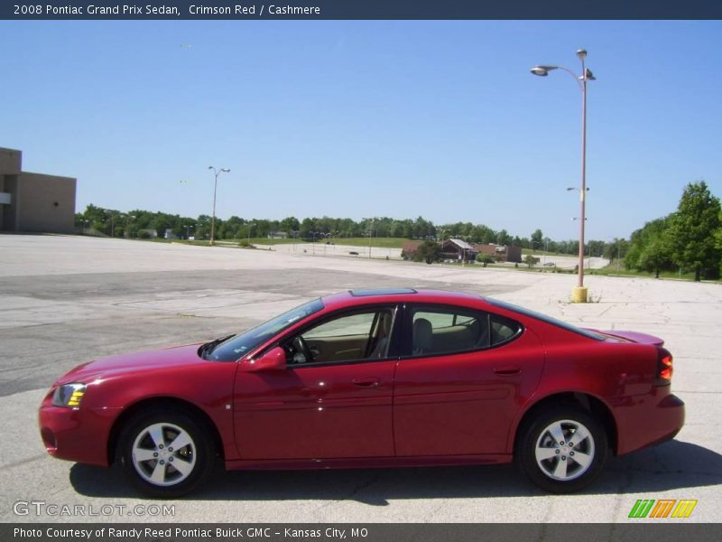 Crimson Red / Cashmere 2008 Pontiac Grand Prix Sedan
