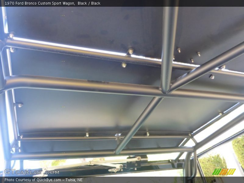 Black / Black 1970 Ford Bronco Custom Sport Wagon