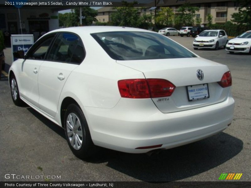 Candy White / Titan Black 2011 Volkswagen Jetta S Sedan