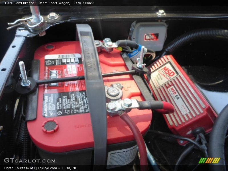 Black / Black 1970 Ford Bronco Custom Sport Wagon