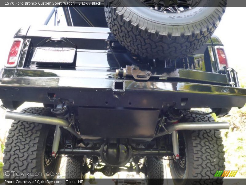 Black / Black 1970 Ford Bronco Custom Sport Wagon