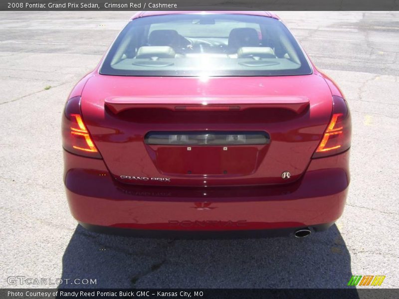 Crimson Red / Cashmere 2008 Pontiac Grand Prix Sedan