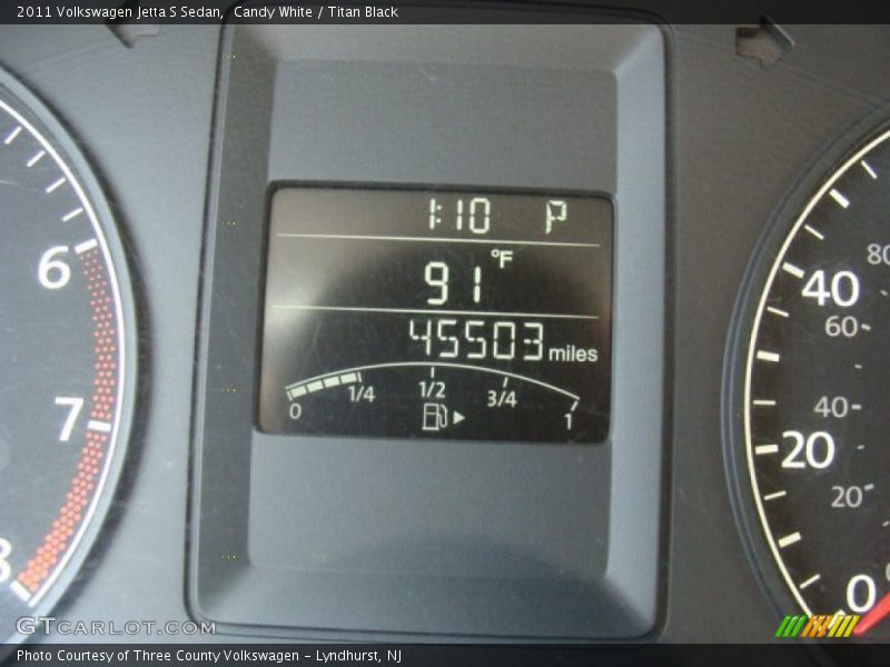 Candy White / Titan Black 2011 Volkswagen Jetta S Sedan