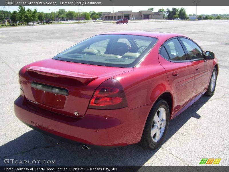 Crimson Red / Cashmere 2008 Pontiac Grand Prix Sedan