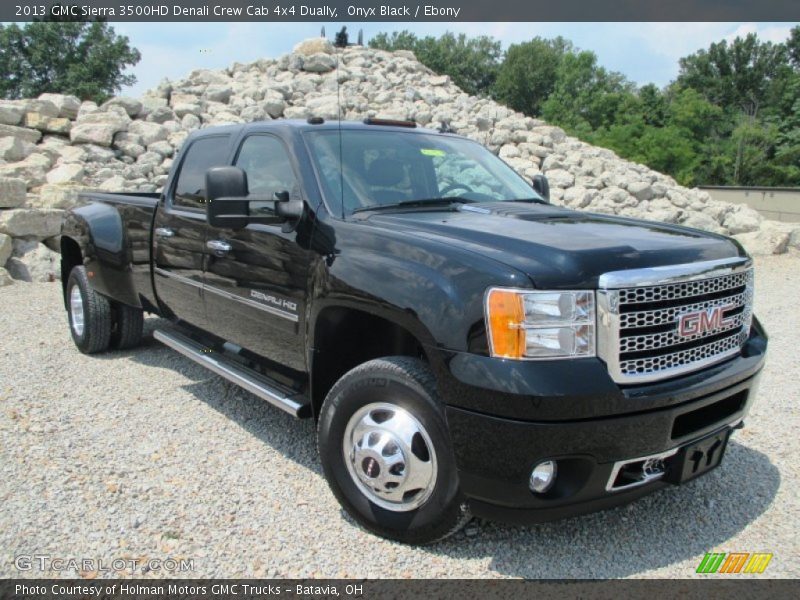 Front 3/4 View of 2013 Sierra 3500HD Denali Crew Cab 4x4 Dually