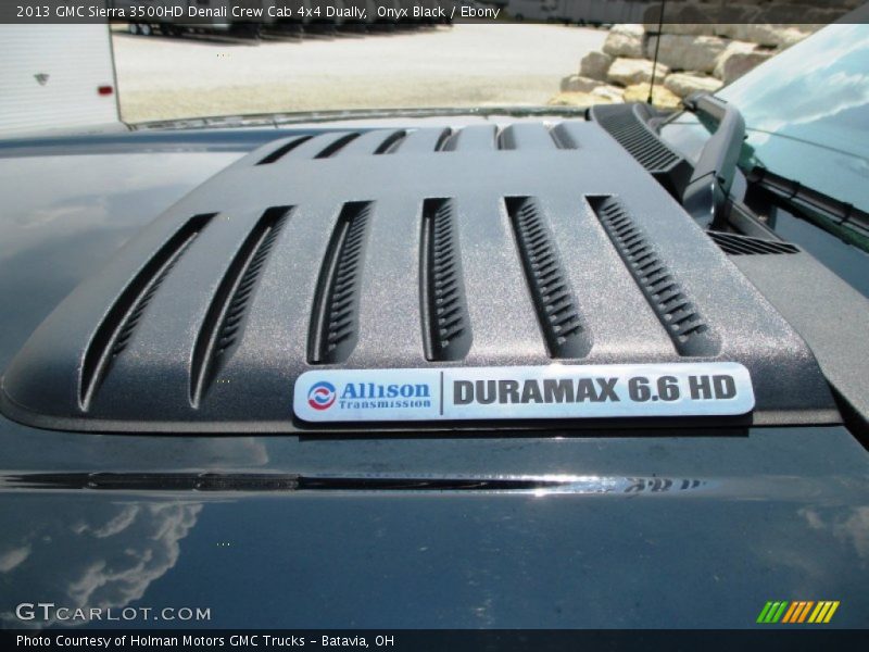 Onyx Black / Ebony 2013 GMC Sierra 3500HD Denali Crew Cab 4x4 Dually