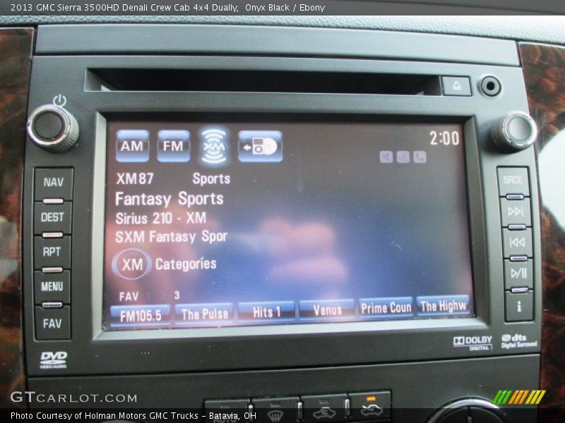 Onyx Black / Ebony 2013 GMC Sierra 3500HD Denali Crew Cab 4x4 Dually