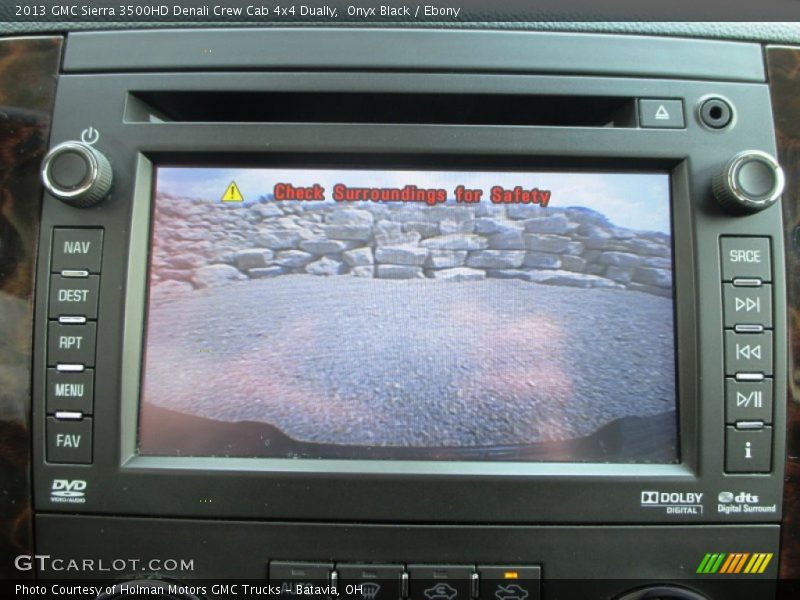 Onyx Black / Ebony 2013 GMC Sierra 3500HD Denali Crew Cab 4x4 Dually