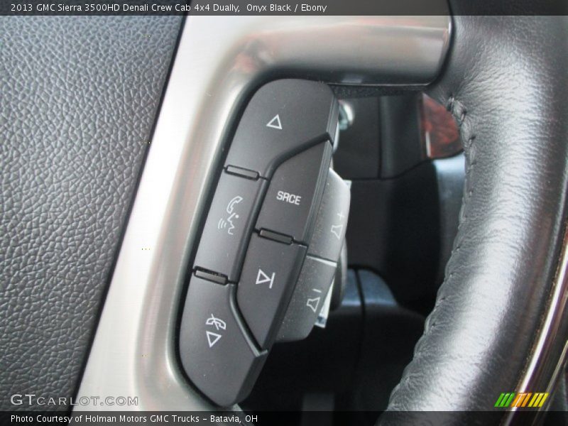 Onyx Black / Ebony 2013 GMC Sierra 3500HD Denali Crew Cab 4x4 Dually