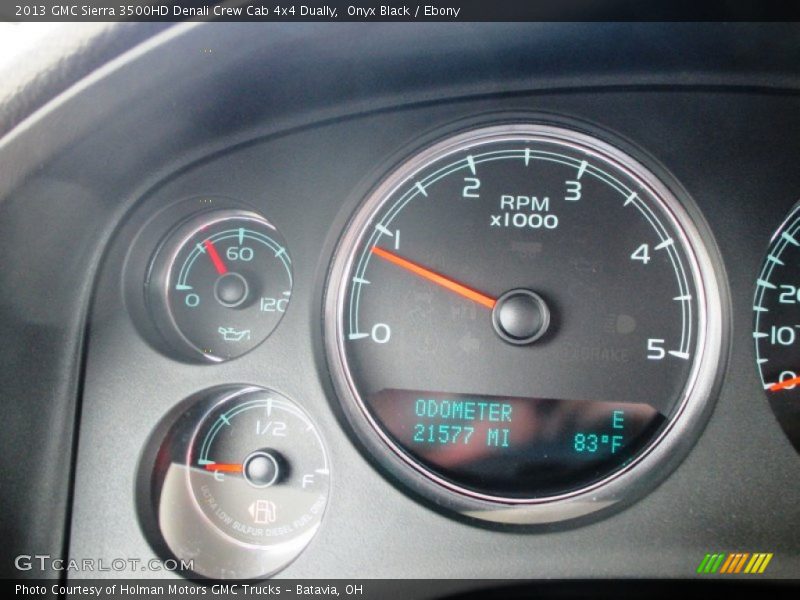 Onyx Black / Ebony 2013 GMC Sierra 3500HD Denali Crew Cab 4x4 Dually