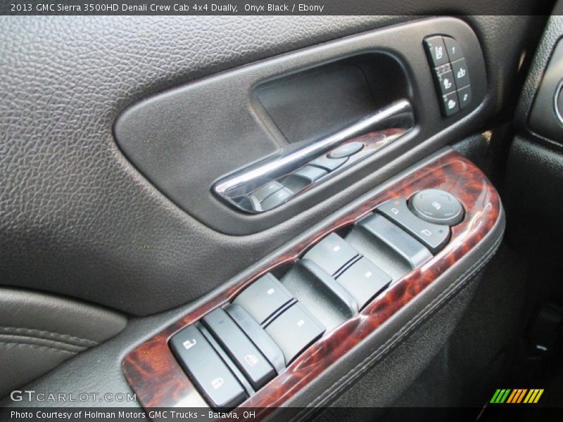 Onyx Black / Ebony 2013 GMC Sierra 3500HD Denali Crew Cab 4x4 Dually