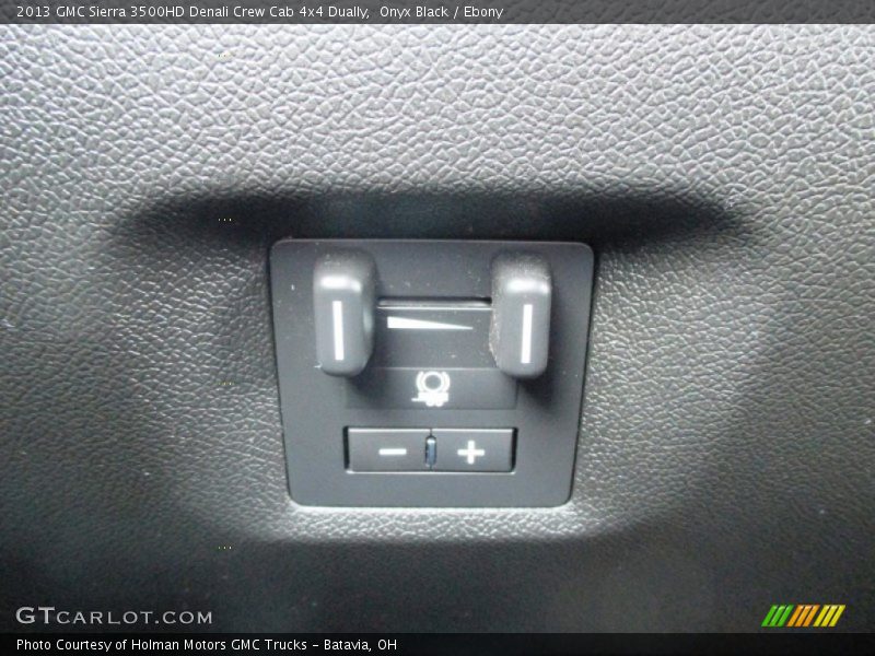 Onyx Black / Ebony 2013 GMC Sierra 3500HD Denali Crew Cab 4x4 Dually
