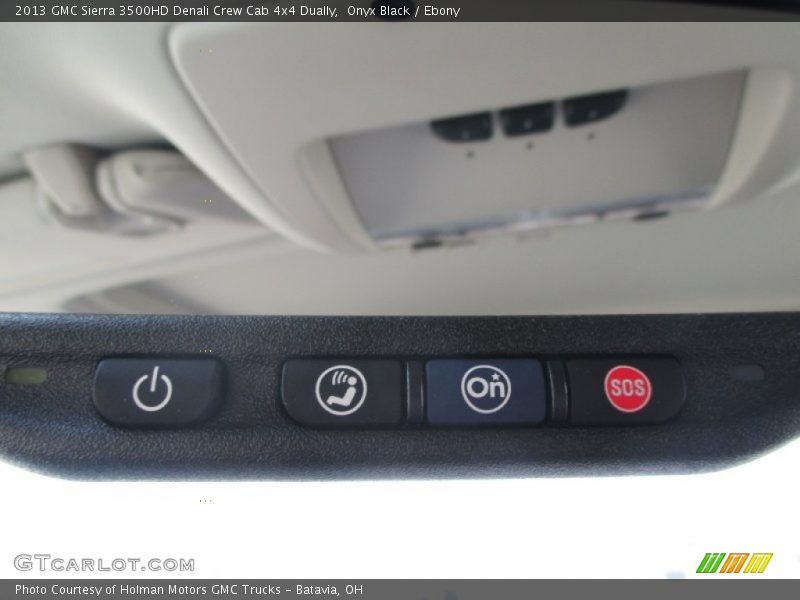 Onyx Black / Ebony 2013 GMC Sierra 3500HD Denali Crew Cab 4x4 Dually