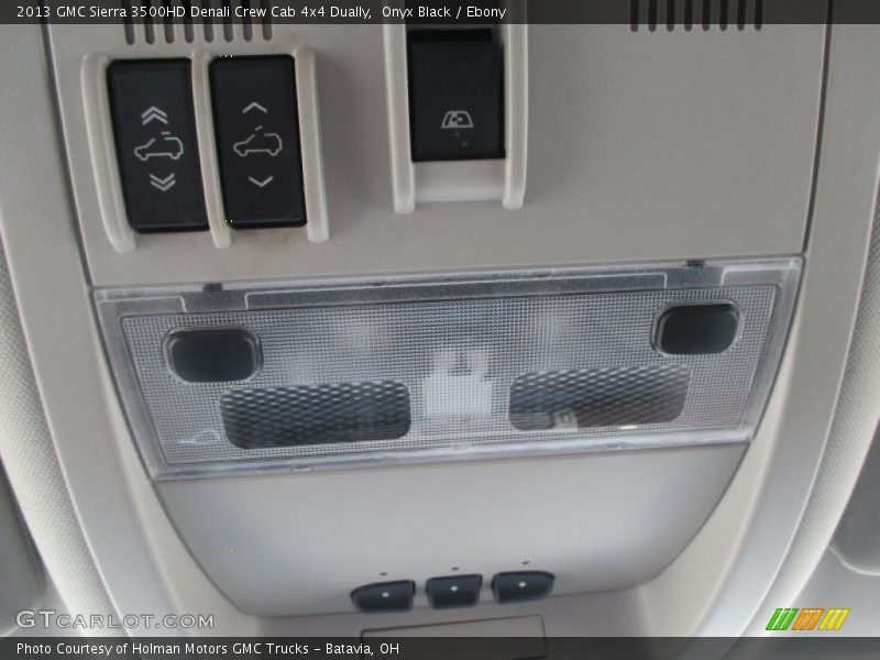 Onyx Black / Ebony 2013 GMC Sierra 3500HD Denali Crew Cab 4x4 Dually