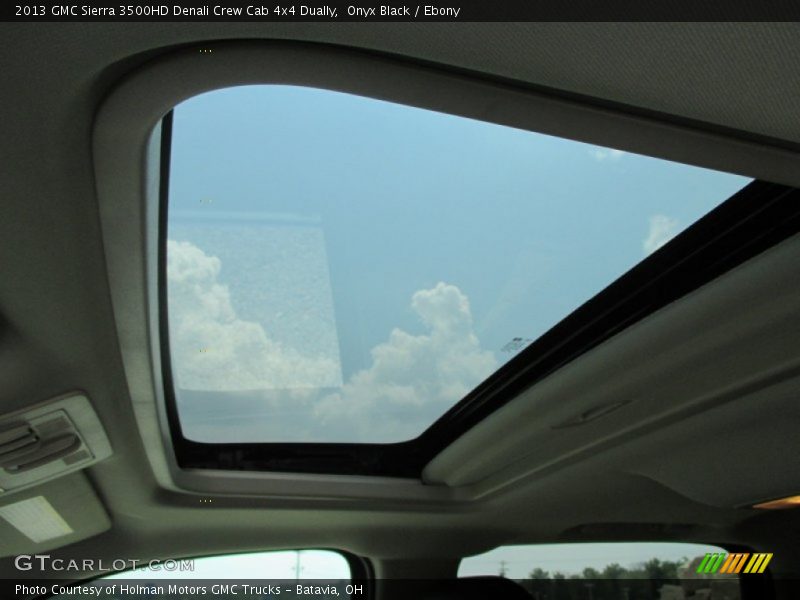 Onyx Black / Ebony 2013 GMC Sierra 3500HD Denali Crew Cab 4x4 Dually