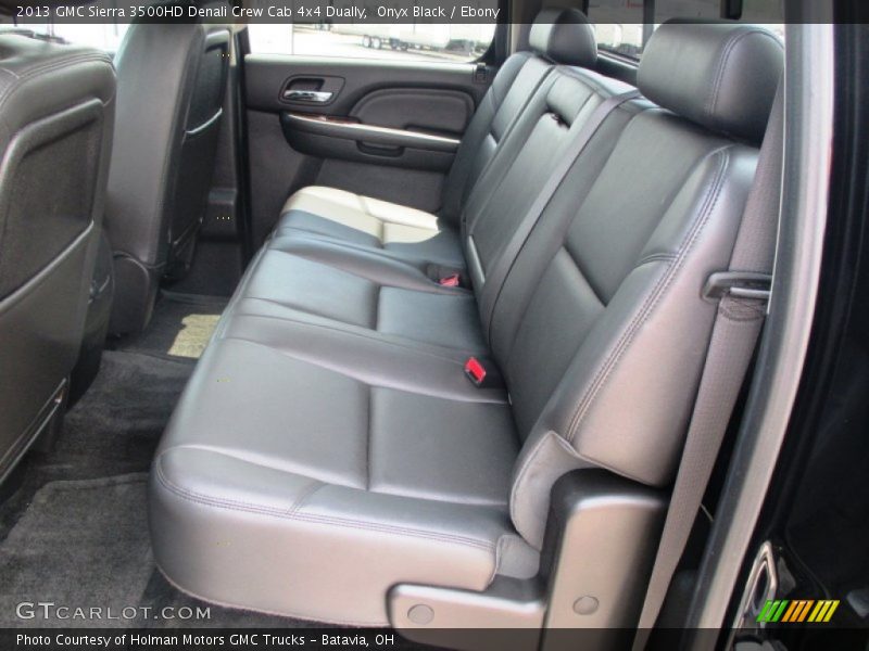 Onyx Black / Ebony 2013 GMC Sierra 3500HD Denali Crew Cab 4x4 Dually