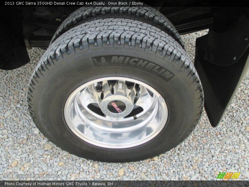 Onyx Black / Ebony 2013 GMC Sierra 3500HD Denali Crew Cab 4x4 Dually