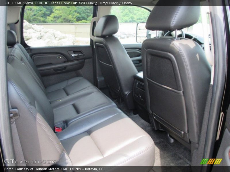 Onyx Black / Ebony 2013 GMC Sierra 3500HD Denali Crew Cab 4x4 Dually