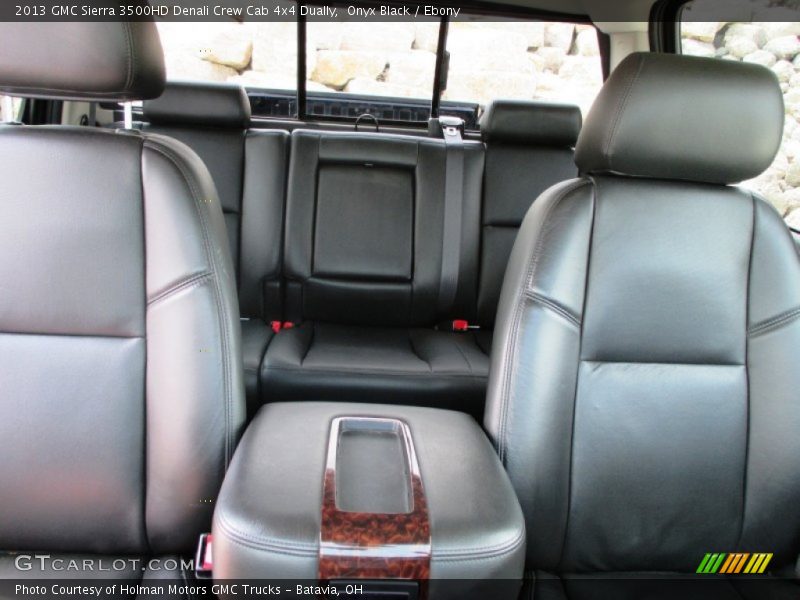 Onyx Black / Ebony 2013 GMC Sierra 3500HD Denali Crew Cab 4x4 Dually