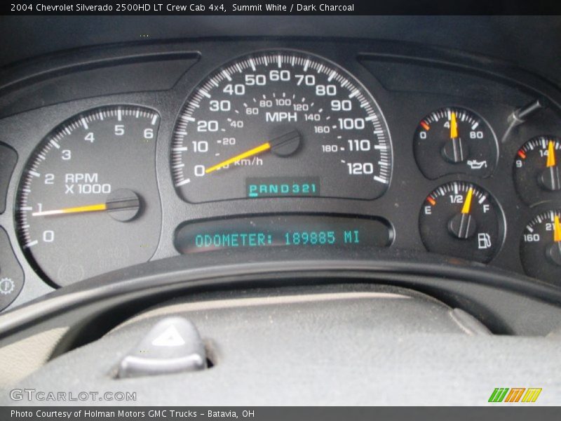 Summit White / Dark Charcoal 2004 Chevrolet Silverado 2500HD LT Crew Cab 4x4