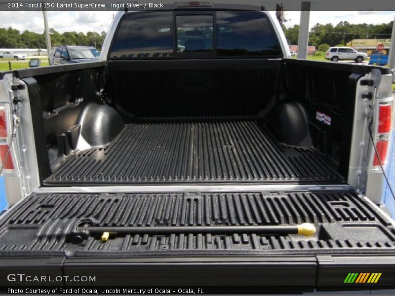 Ingot Silver / Black 2014 Ford F150 Lariat SuperCrew