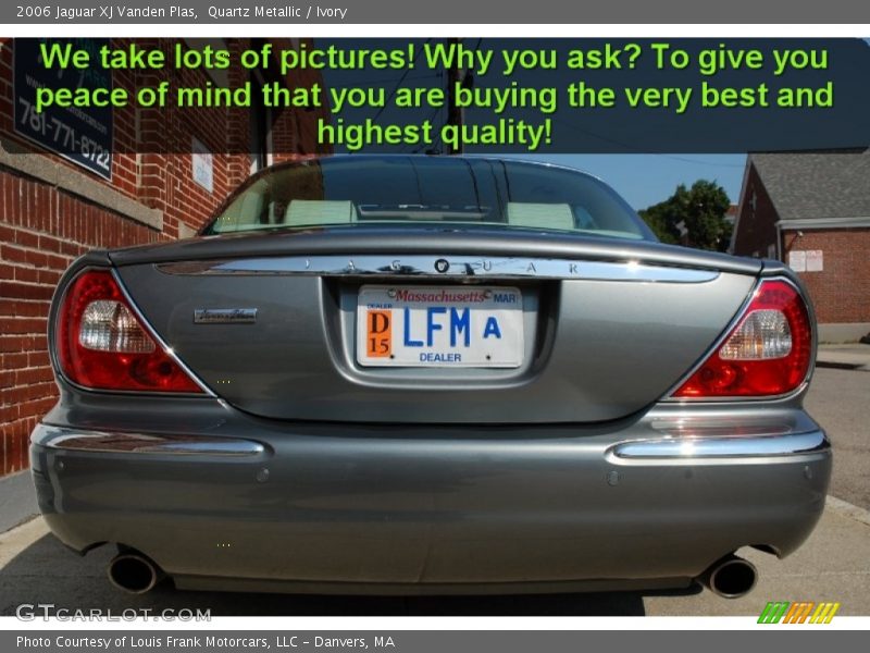 Quartz Metallic / Ivory 2006 Jaguar XJ Vanden Plas
