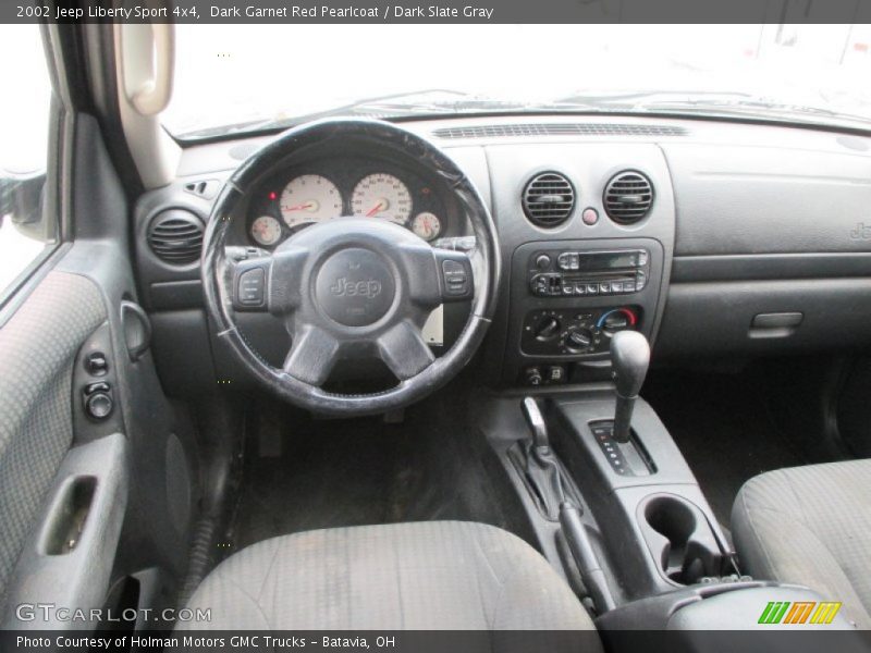 Dark Garnet Red Pearlcoat / Dark Slate Gray 2002 Jeep Liberty Sport 4x4