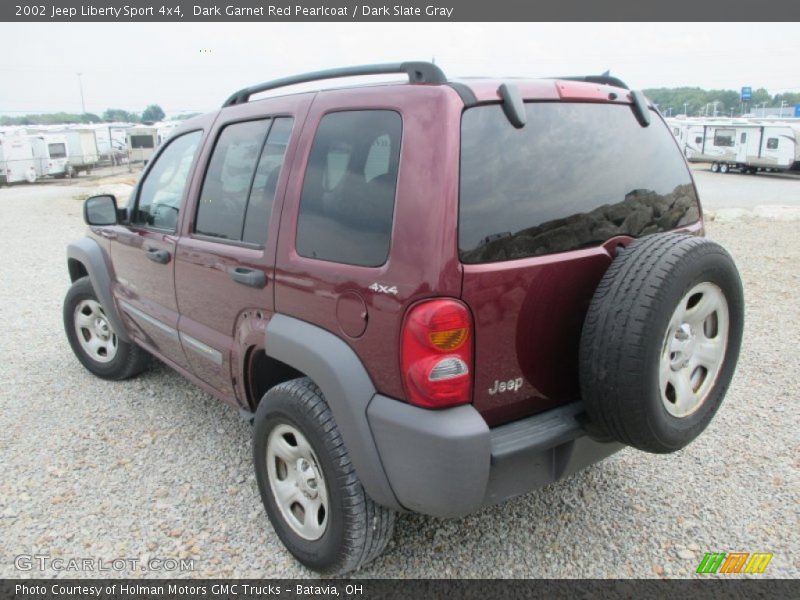 Dark Garnet Red Pearlcoat / Dark Slate Gray 2002 Jeep Liberty Sport 4x4