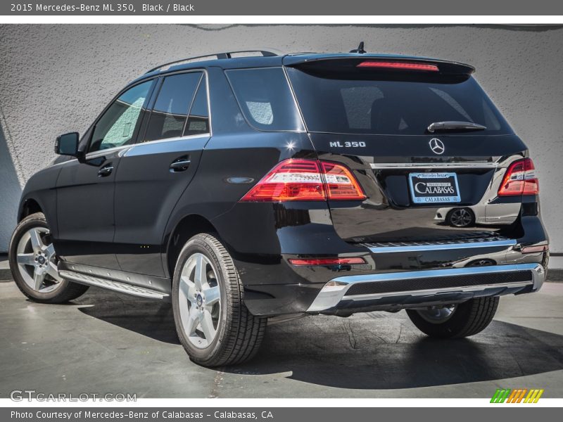 Black / Black 2015 Mercedes-Benz ML 350