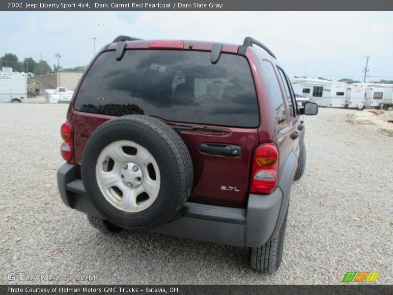 Dark Garnet Red Pearlcoat / Dark Slate Gray 2002 Jeep Liberty Sport 4x4
