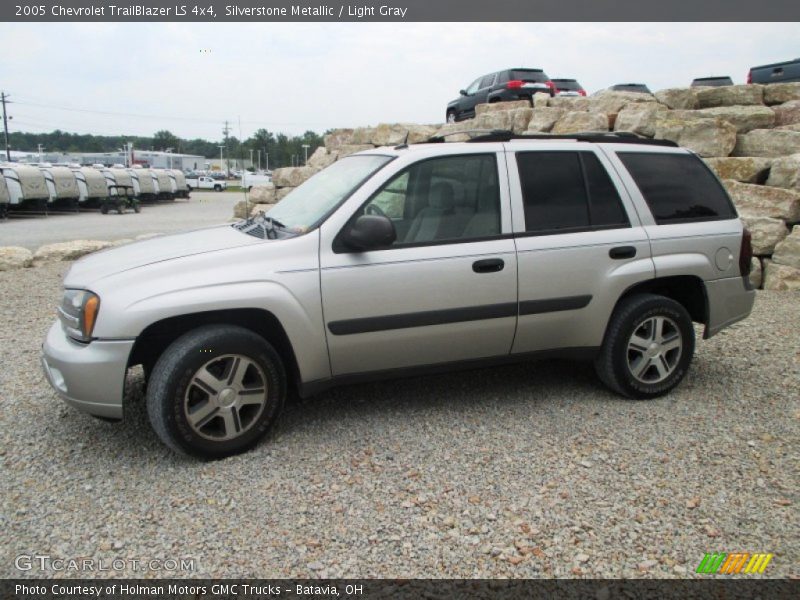 Silverstone Metallic / Light Gray 2005 Chevrolet TrailBlazer LS 4x4