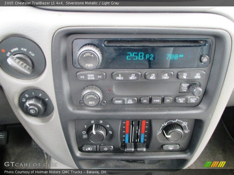 Silverstone Metallic / Light Gray 2005 Chevrolet TrailBlazer LS 4x4