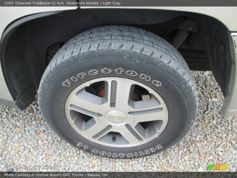 Silverstone Metallic / Light Gray 2005 Chevrolet TrailBlazer LS 4x4