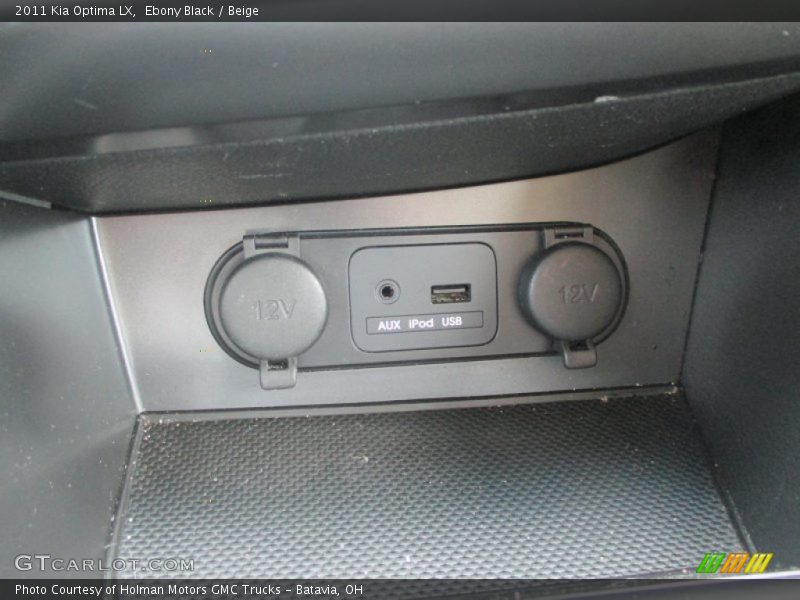 Ebony Black / Beige 2011 Kia Optima LX