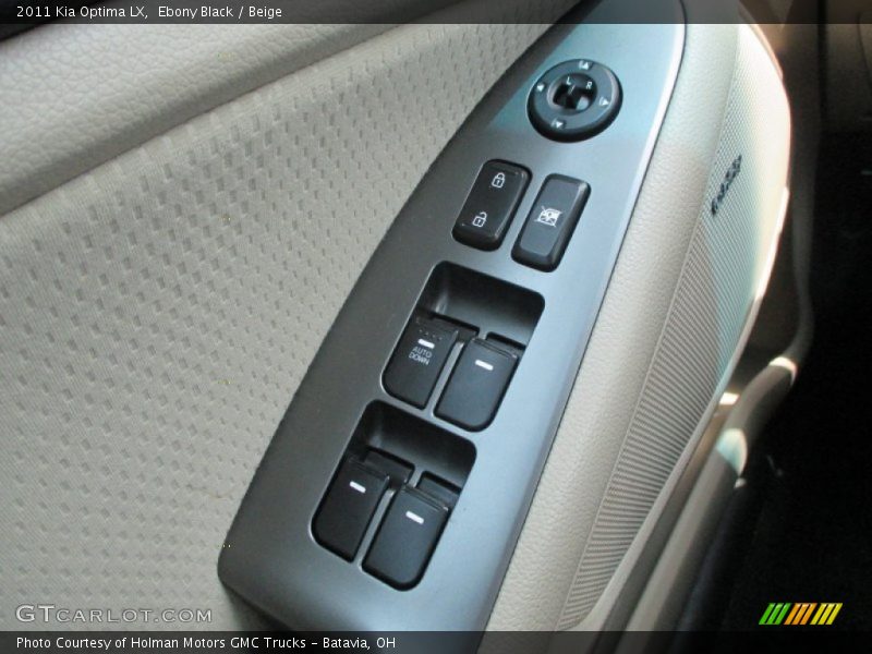 Ebony Black / Beige 2011 Kia Optima LX