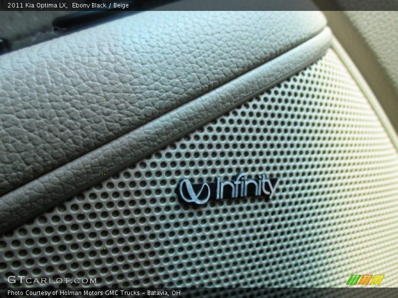 Ebony Black / Beige 2011 Kia Optima LX