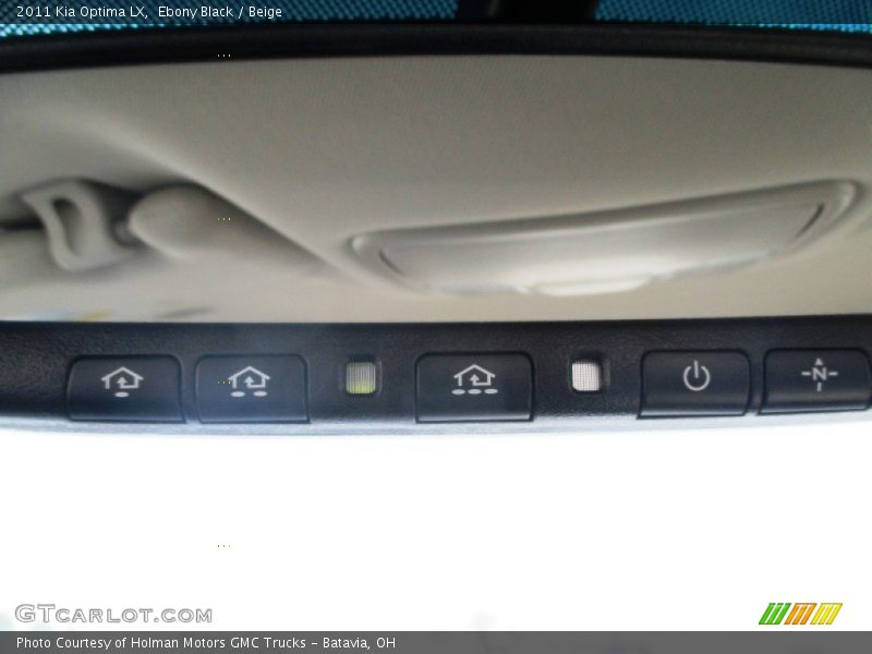Ebony Black / Beige 2011 Kia Optima LX