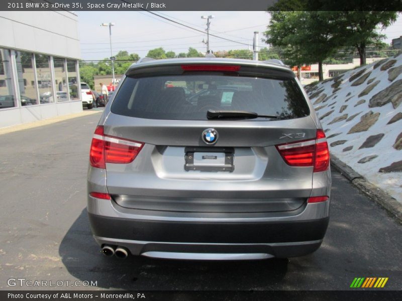 Space Gray Metallic / Black 2011 BMW X3 xDrive 35i
