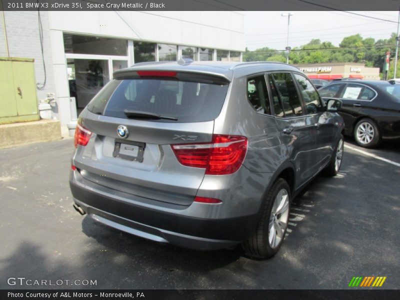 Space Gray Metallic / Black 2011 BMW X3 xDrive 35i