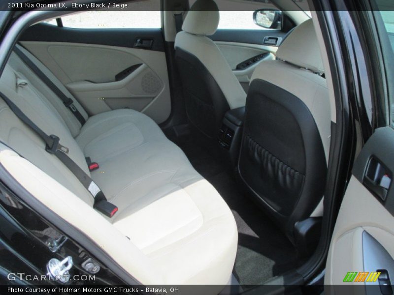 Ebony Black / Beige 2011 Kia Optima LX