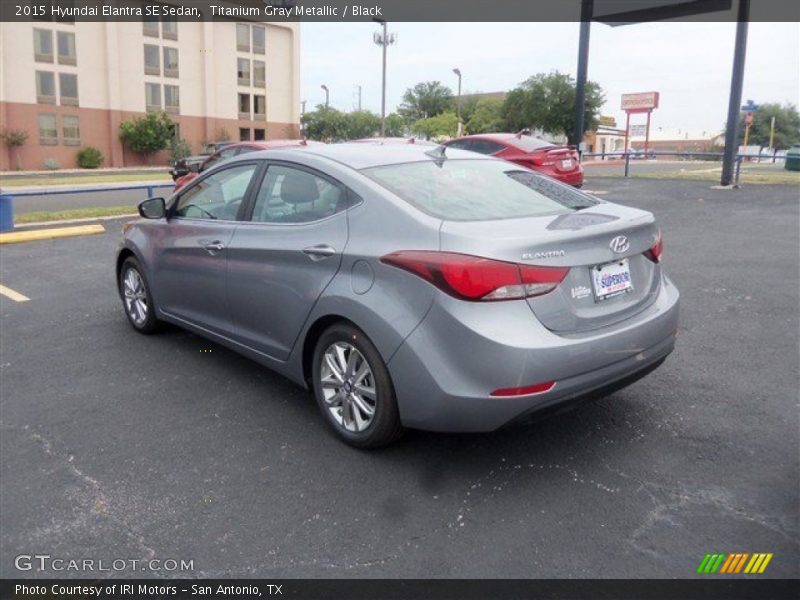 Titanium Gray Metallic / Black 2015 Hyundai Elantra SE Sedan