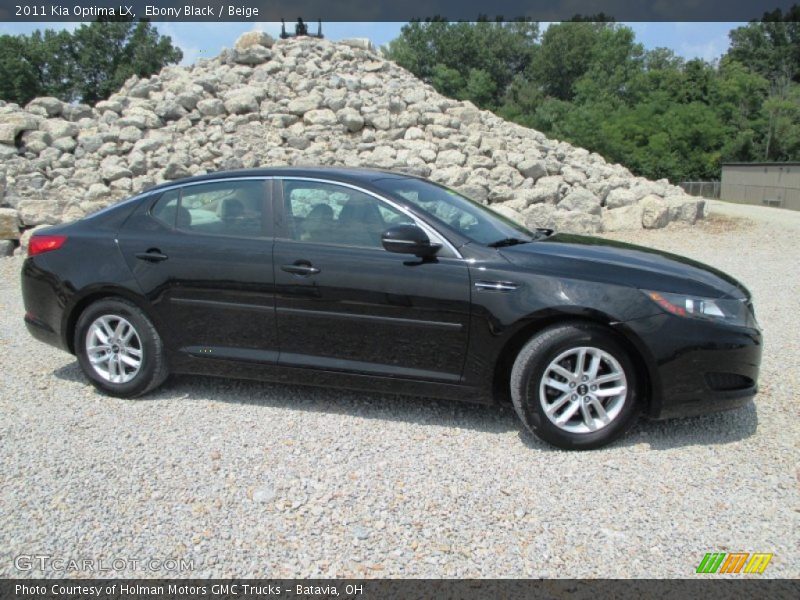 Ebony Black / Beige 2011 Kia Optima LX