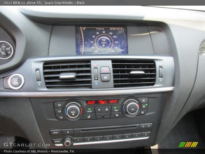 Space Gray Metallic / Black 2011 BMW X3 xDrive 35i