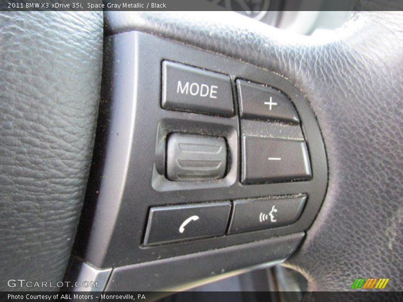 Space Gray Metallic / Black 2011 BMW X3 xDrive 35i