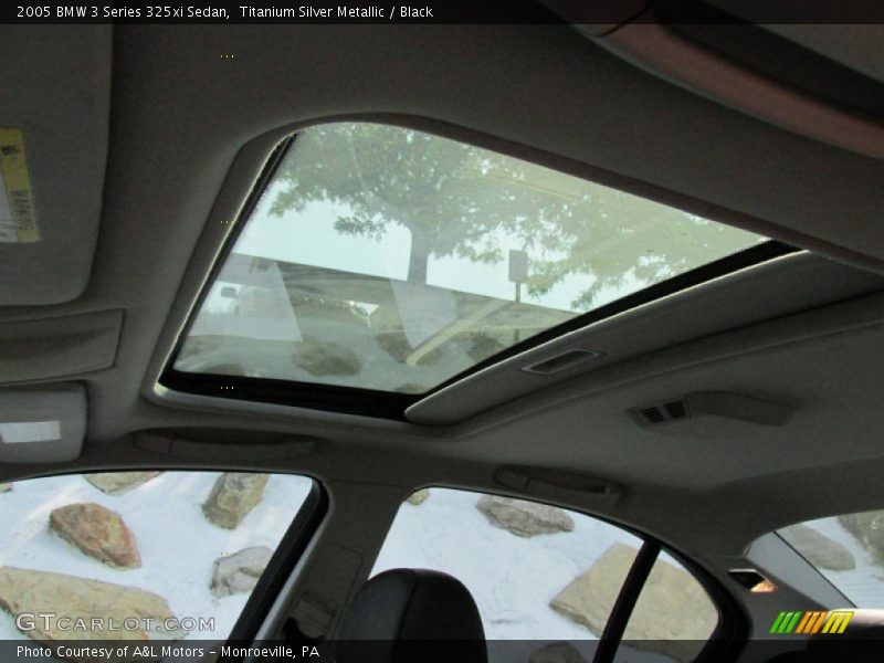 Titanium Silver Metallic / Black 2005 BMW 3 Series 325xi Sedan