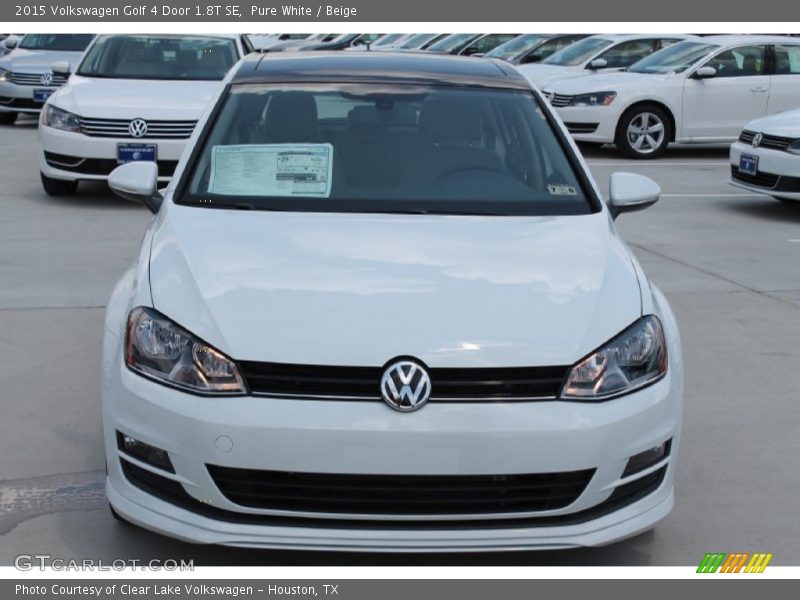  2015 Golf 4 Door 1.8T SE Pure White