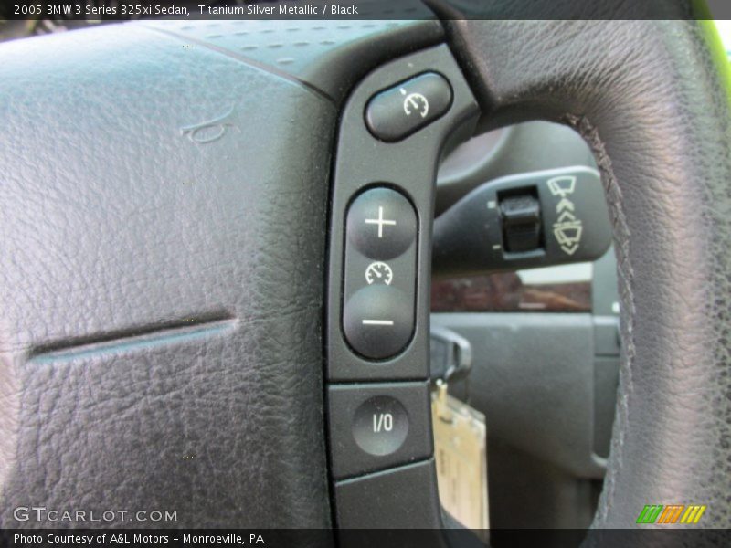 Titanium Silver Metallic / Black 2005 BMW 3 Series 325xi Sedan