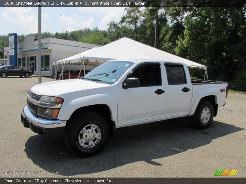 Summit White / Very Dark Pewter 2006 Chevrolet Colorado LT Crew Cab 4x4